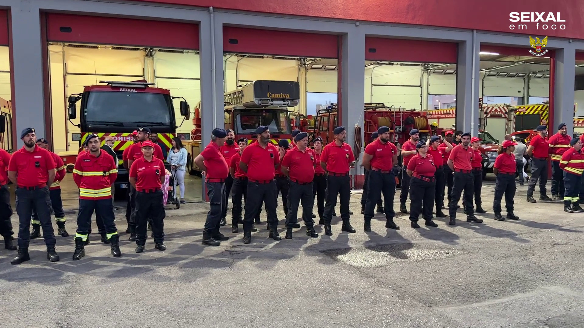 Ensaios para o Dia Municipal do Bombeiro